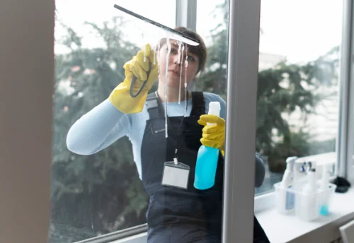 Nettoyage de vitres intérieures et extérieures à Saint-Nicolas-de-Sommaire